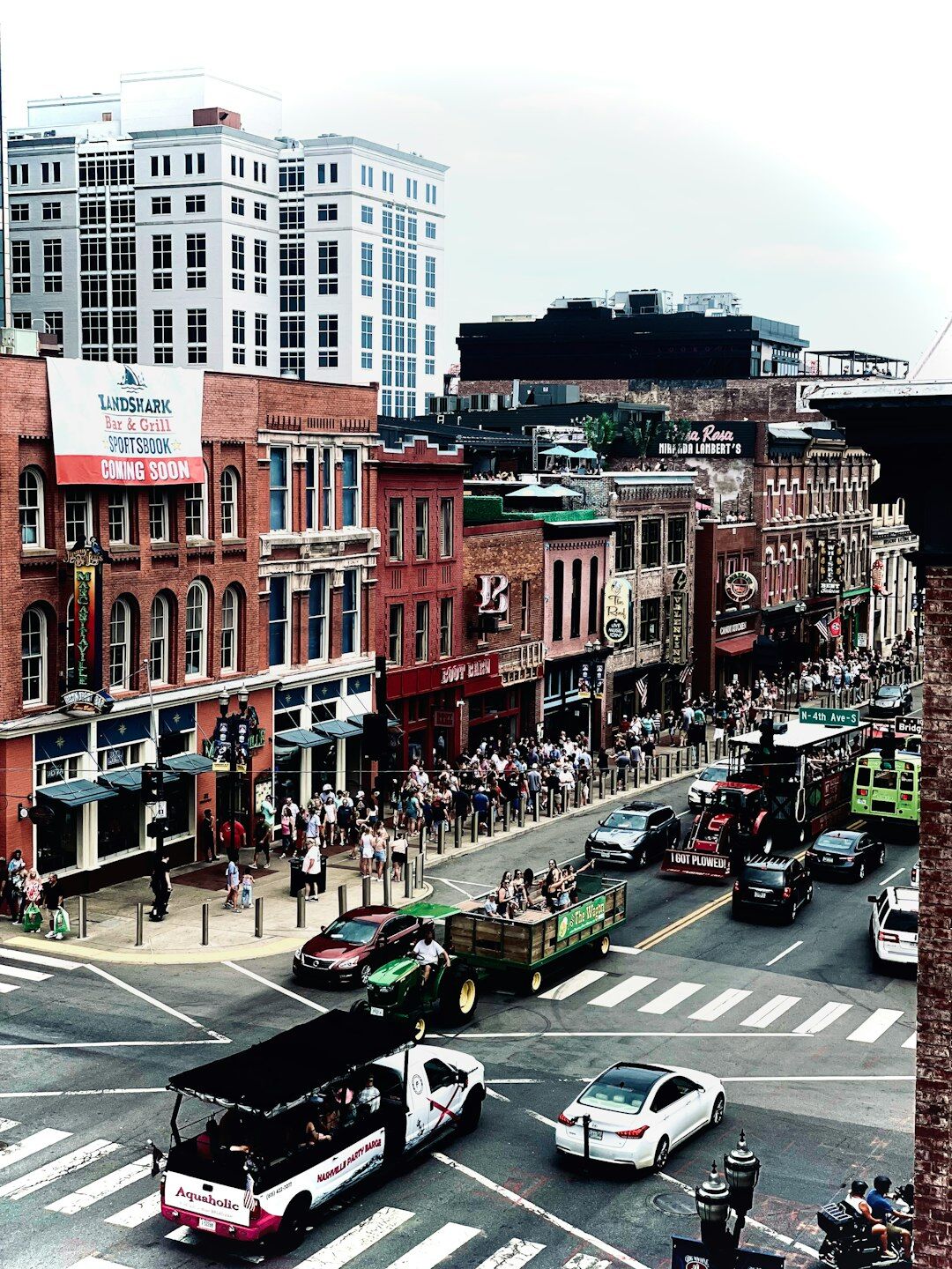 busy city street