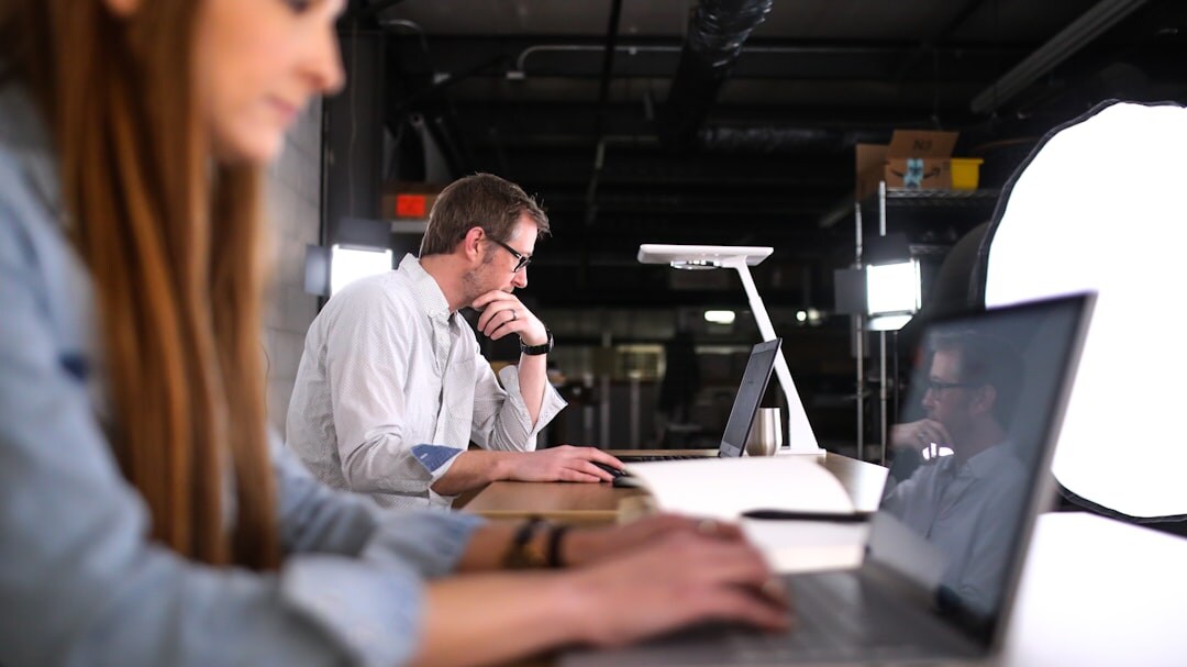 researchers analyzing data